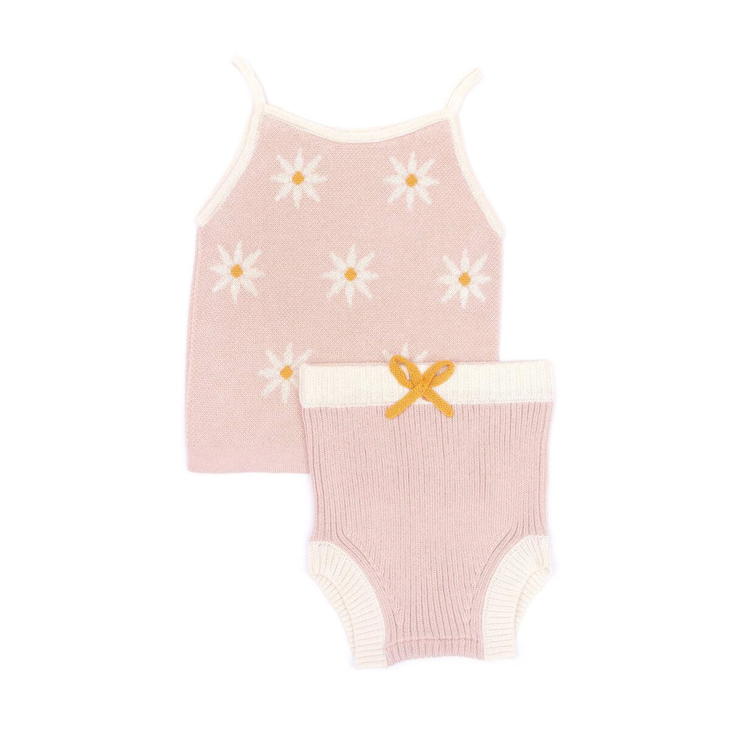 daisy knitted set