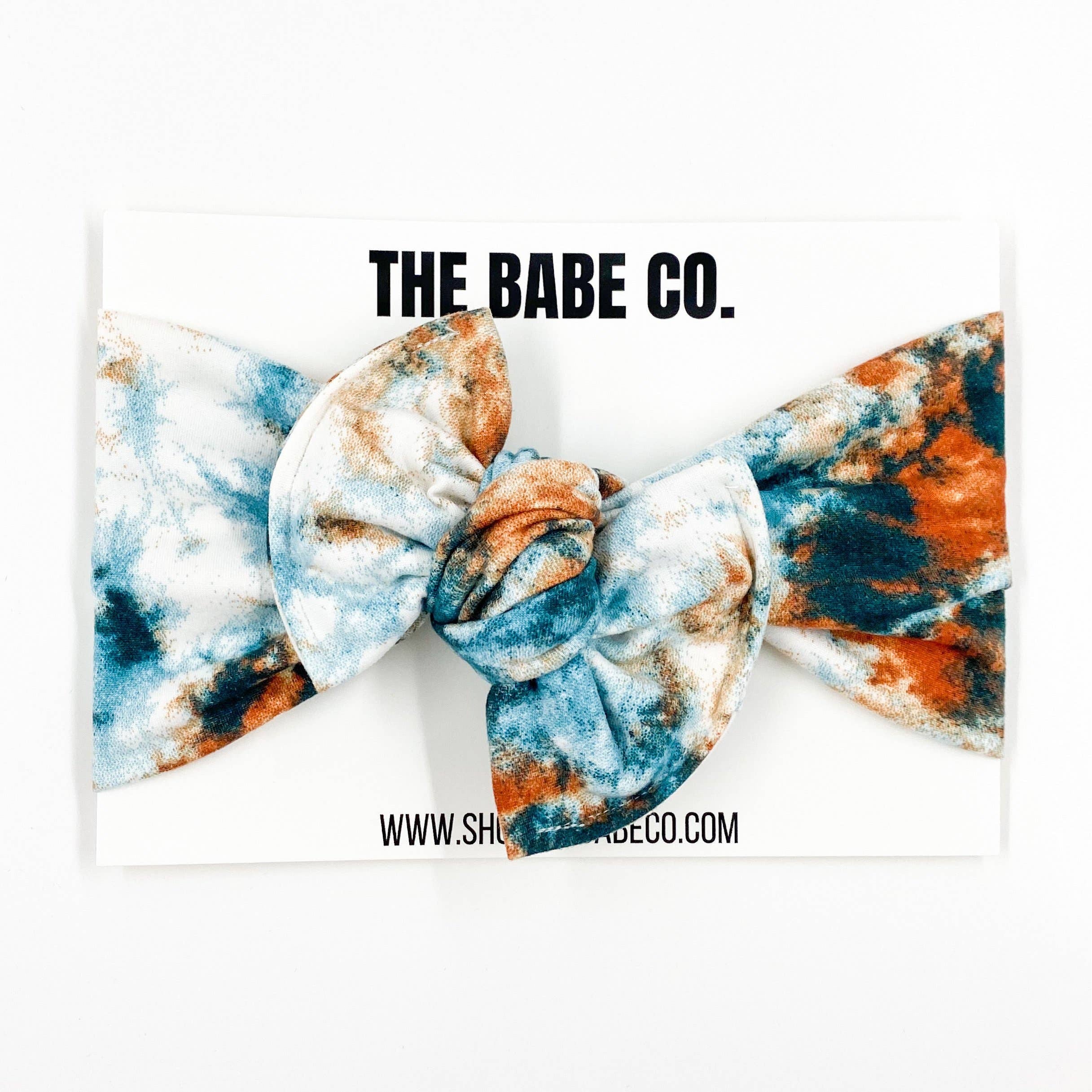 dawn tie dye knotted headband