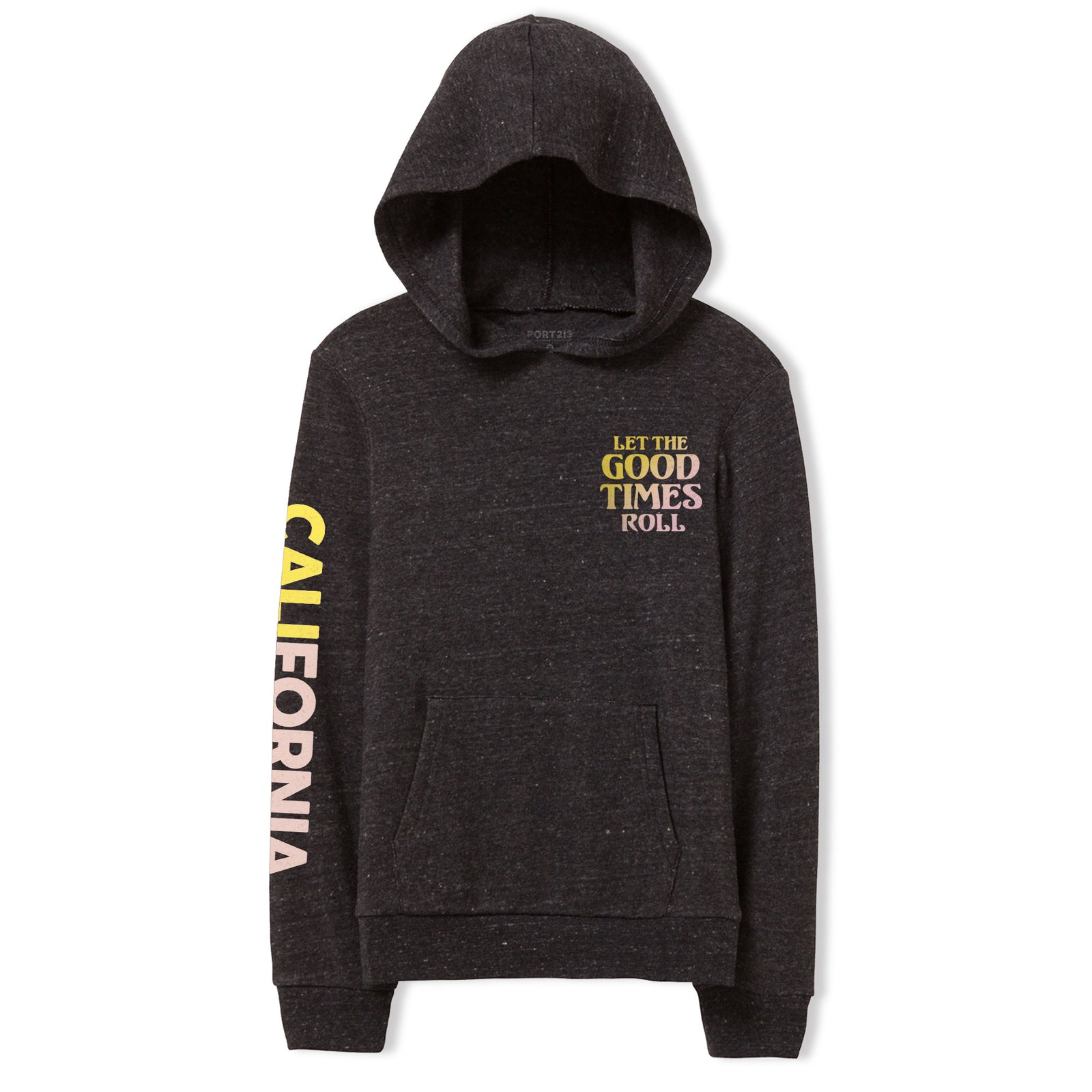 eco black california hoodie