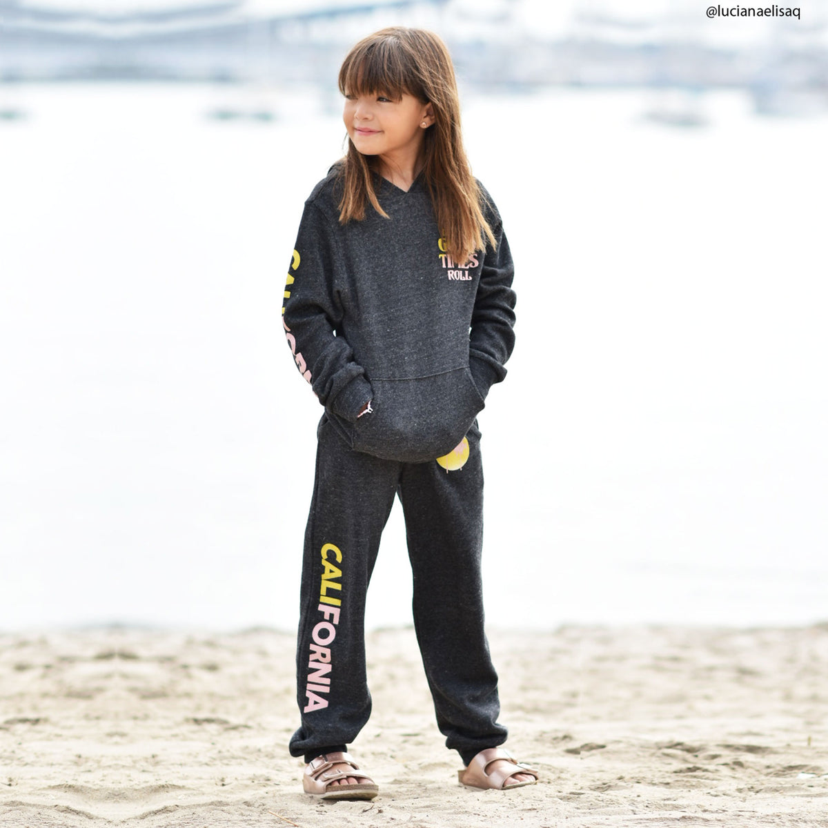 eco black california jogger pant