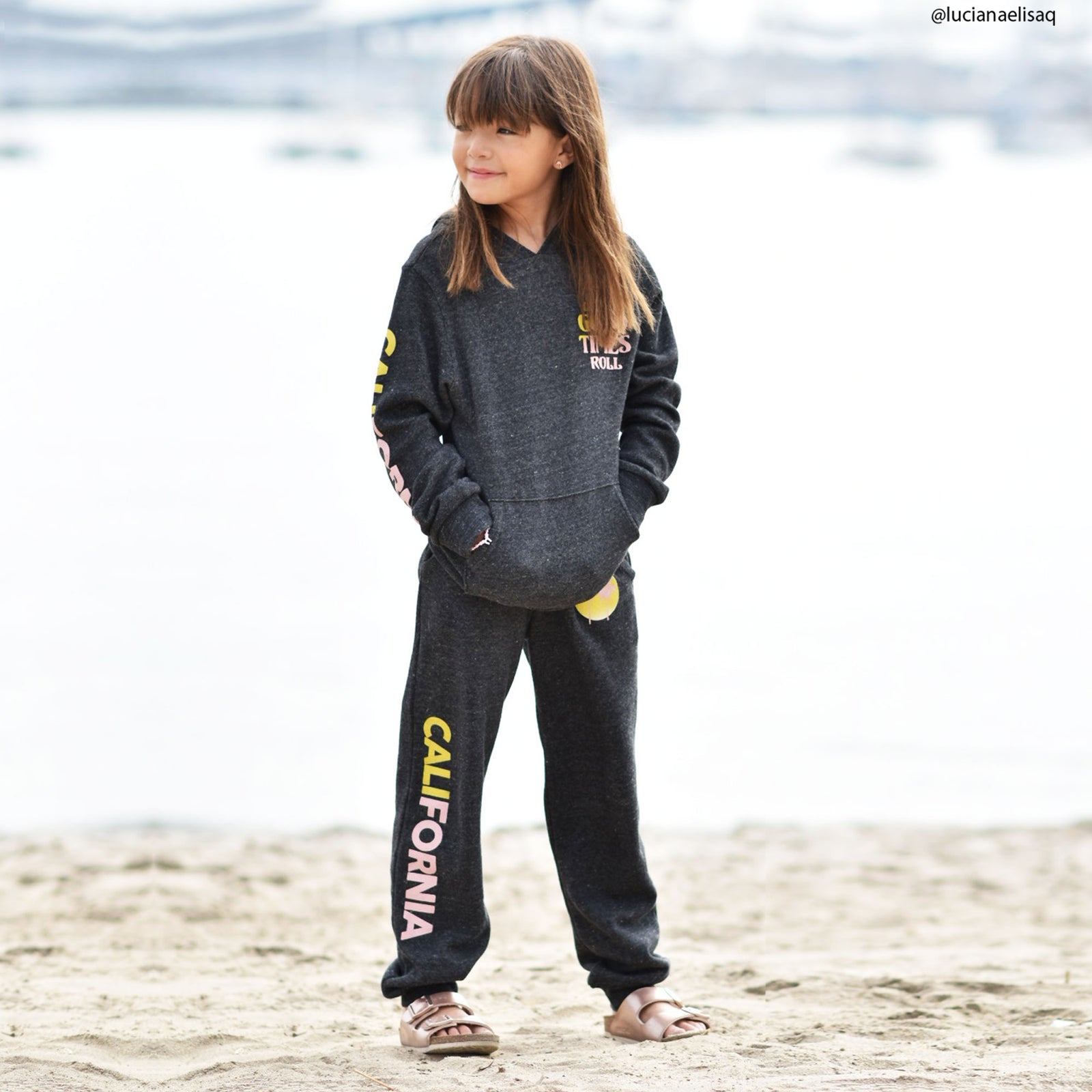 eco black california jogger pant