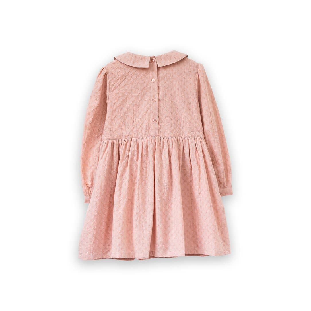 ella dress in blush