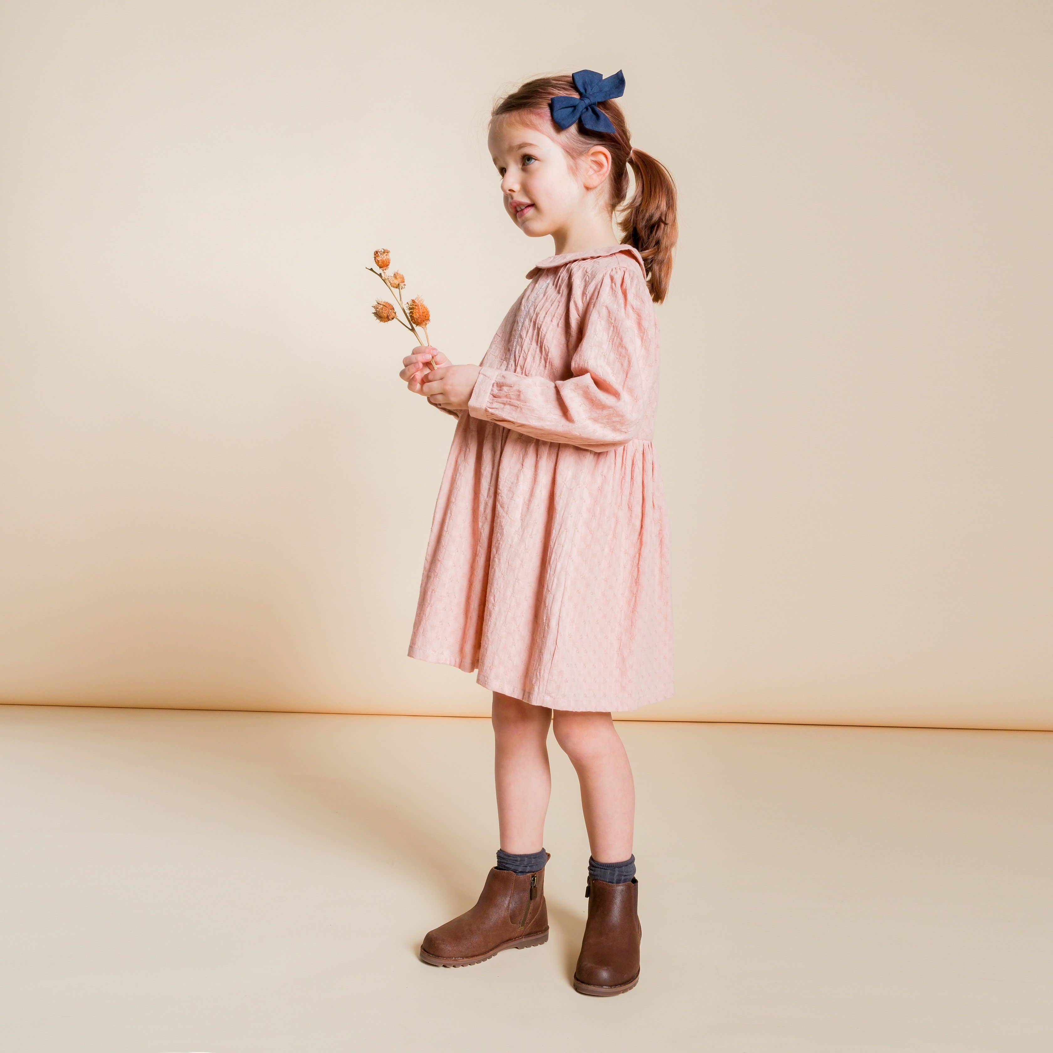 ella dress in blush