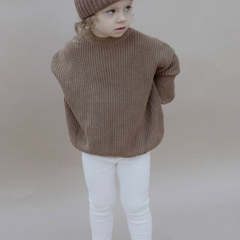 eorthe baby & kids knit sweater in husk