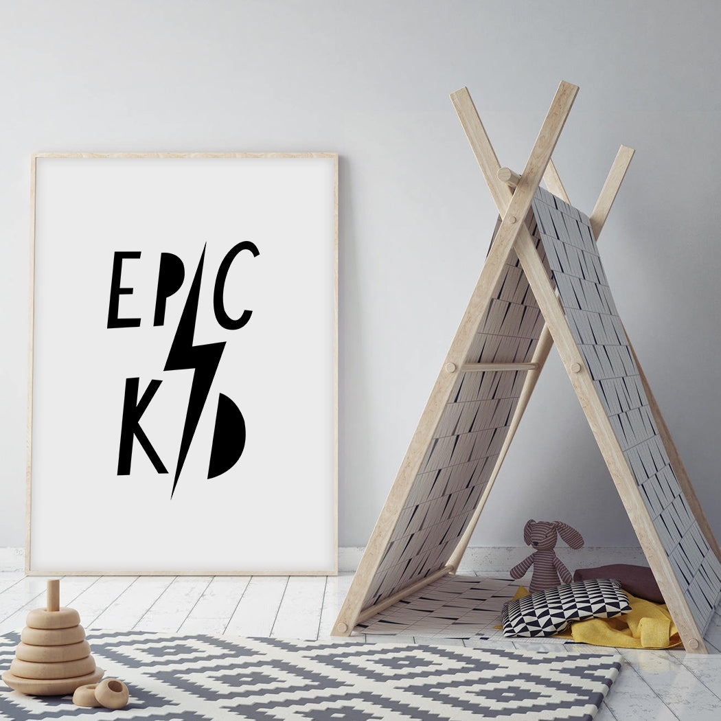 epic kid wall print