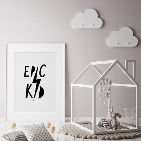epic kid wall print