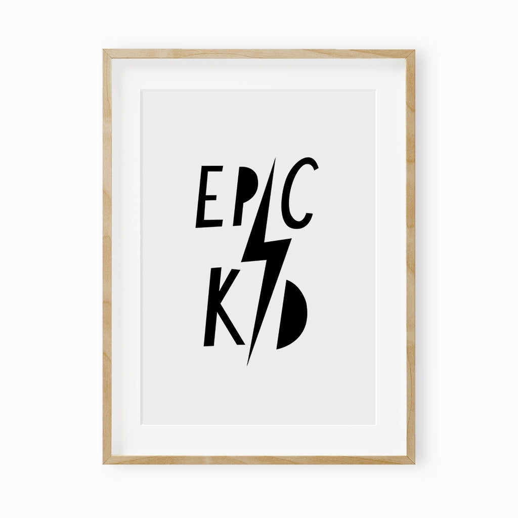 epic kid wall print