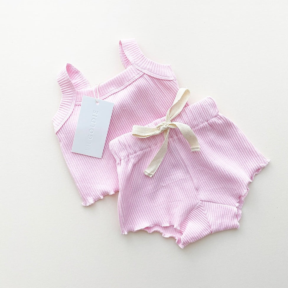 everyday set in baby pink