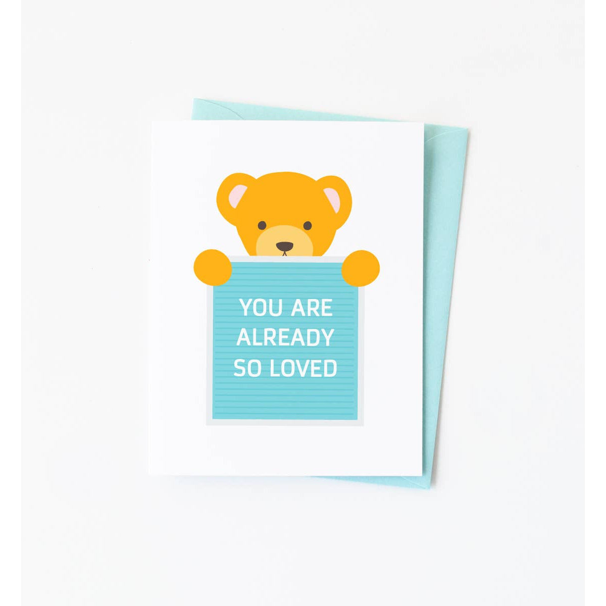 graphic anthology teddy bear card