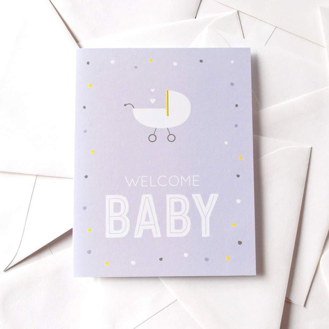 graphic anthology welcome baby card