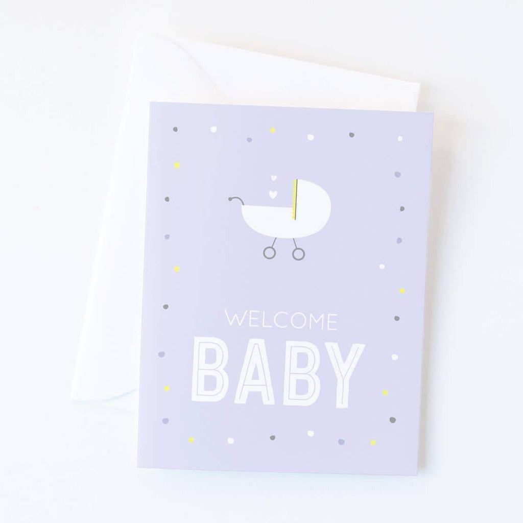 graphic anthology welcome baby card