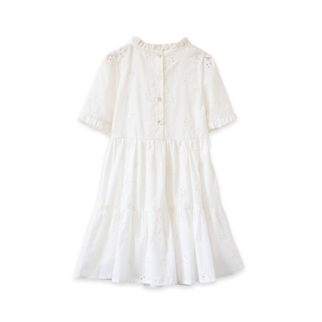 hattie dress in white