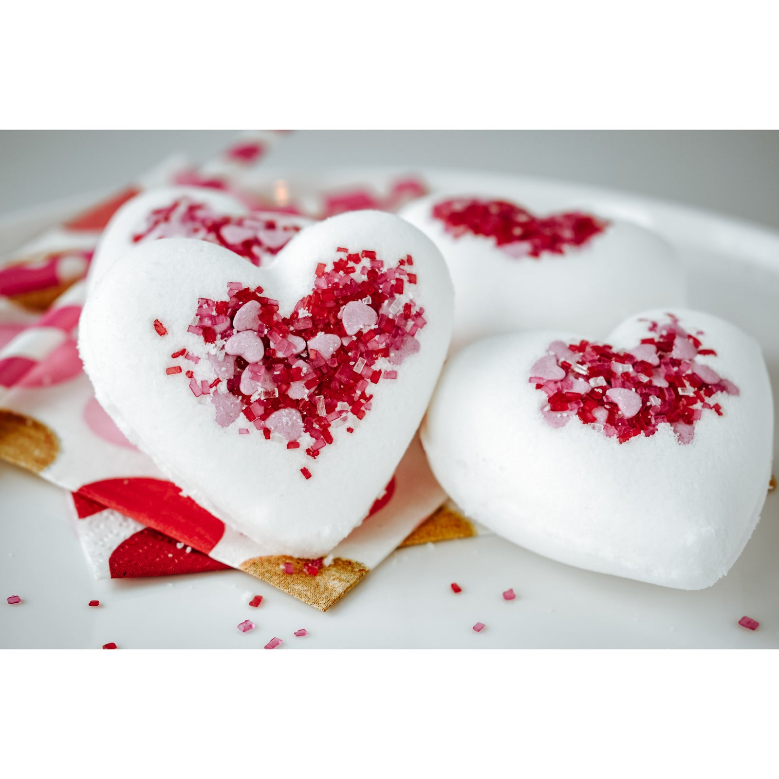 heart bath bomb