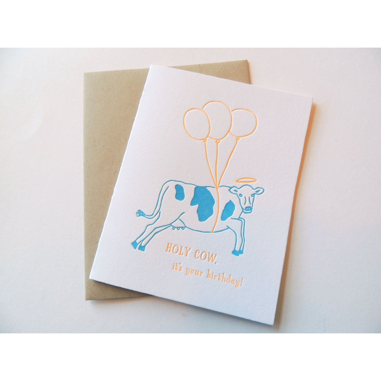 holy cow birthday card