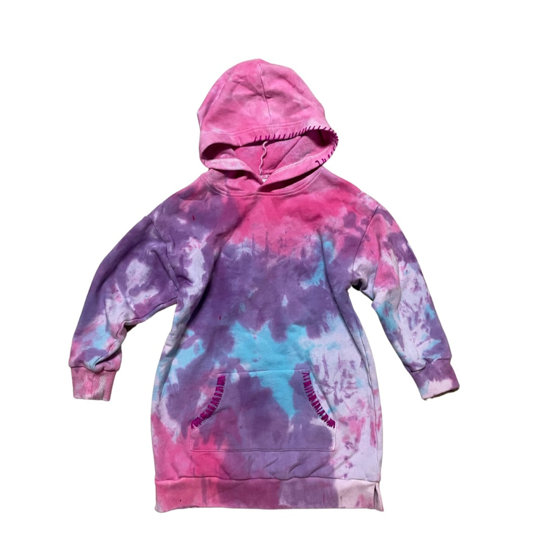 embroidered hoodie dress