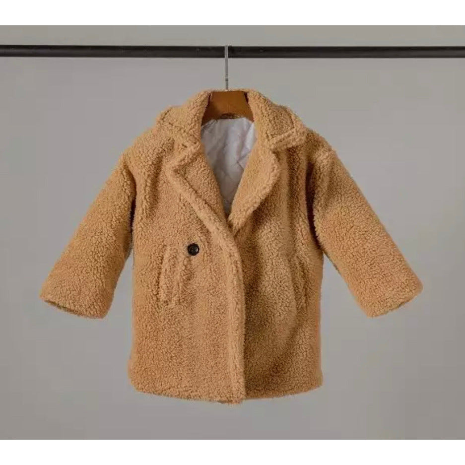 sherpa coat | camel