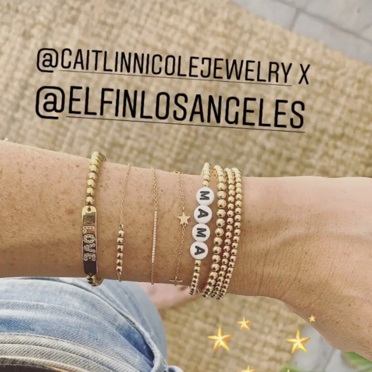 caitlin nicole x elfin los angeles custom adult bracelet