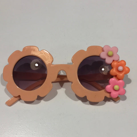 Beaded flower petal sunglasses