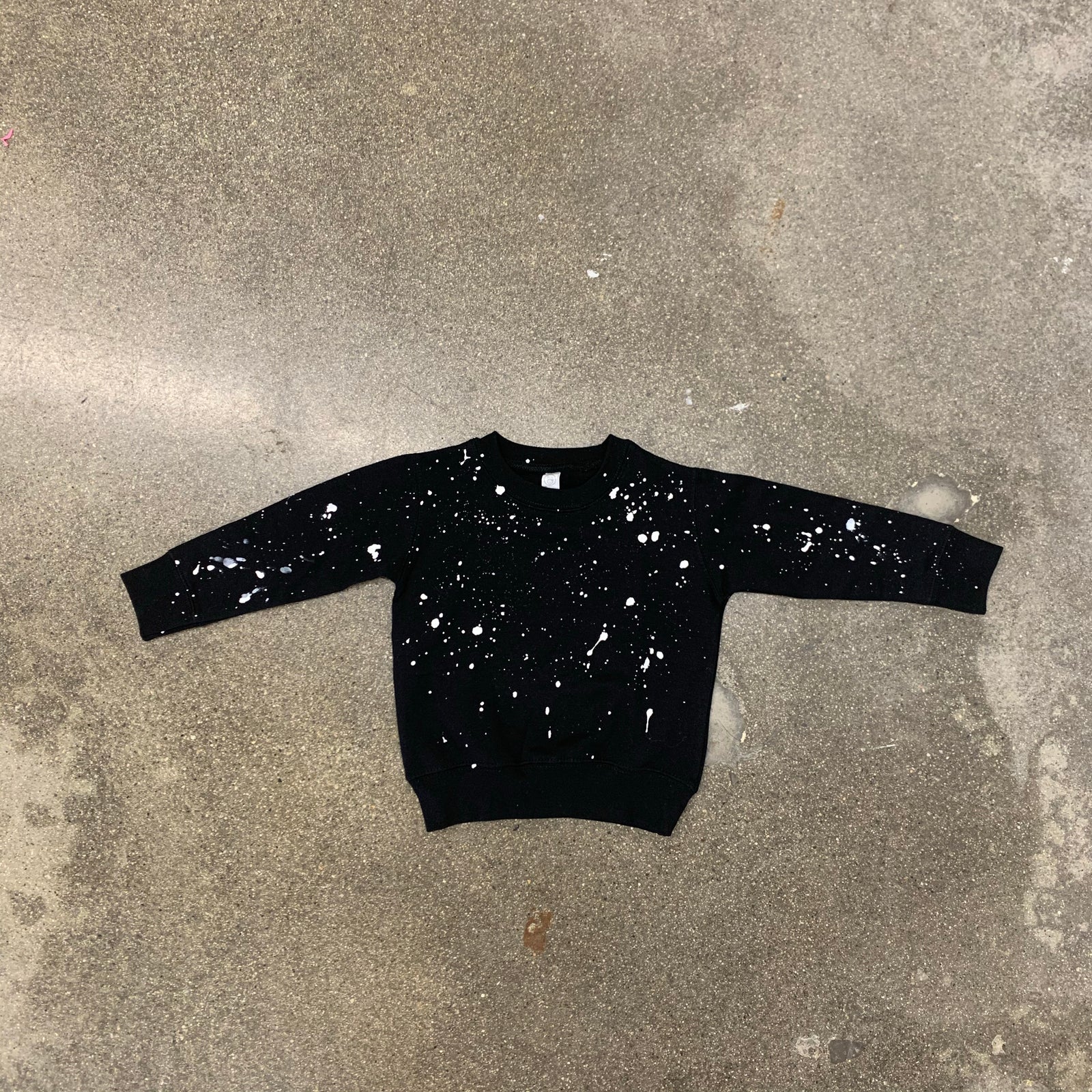 ef the label paint splatter sweatshirt