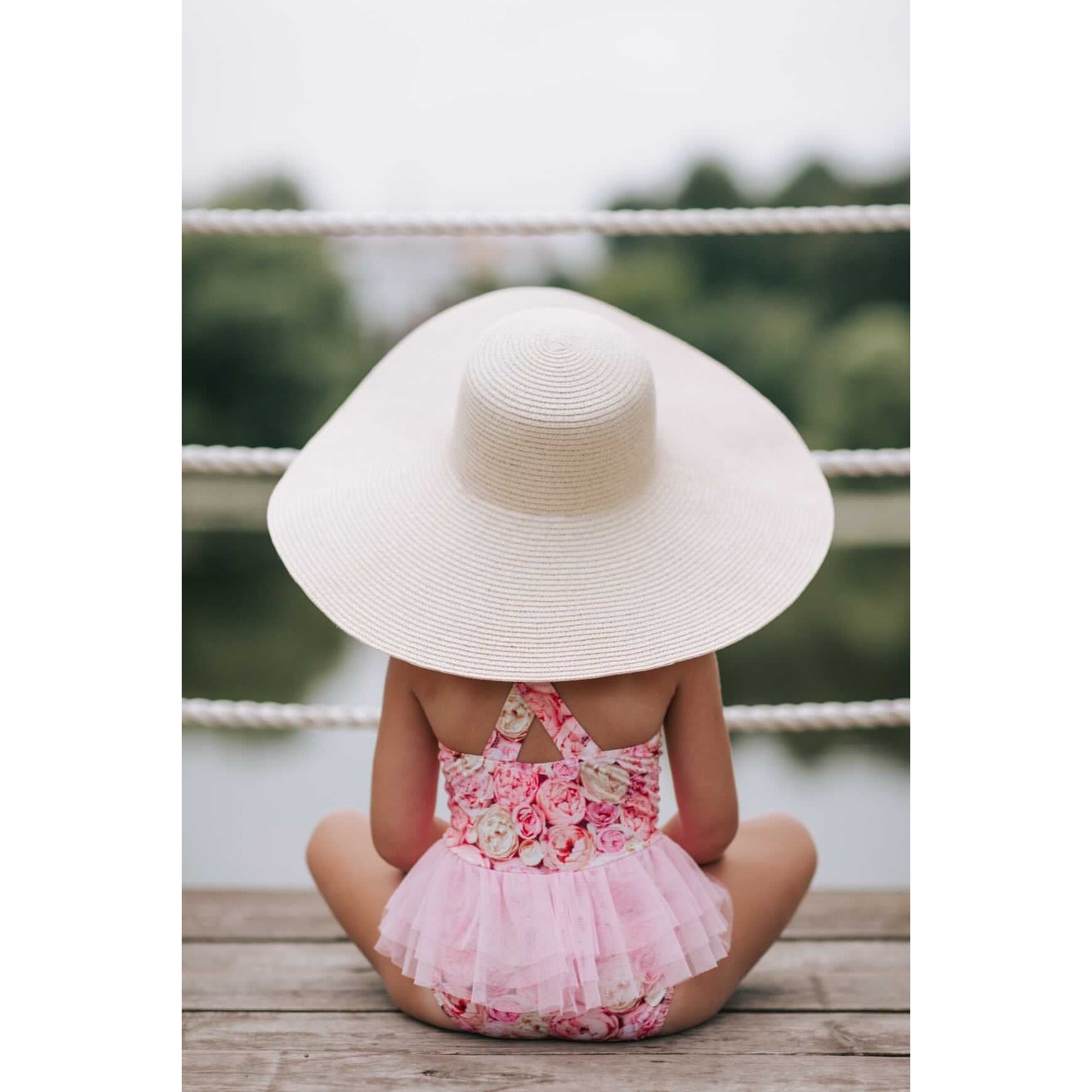 isabelle tutu swimsuit in antique rose