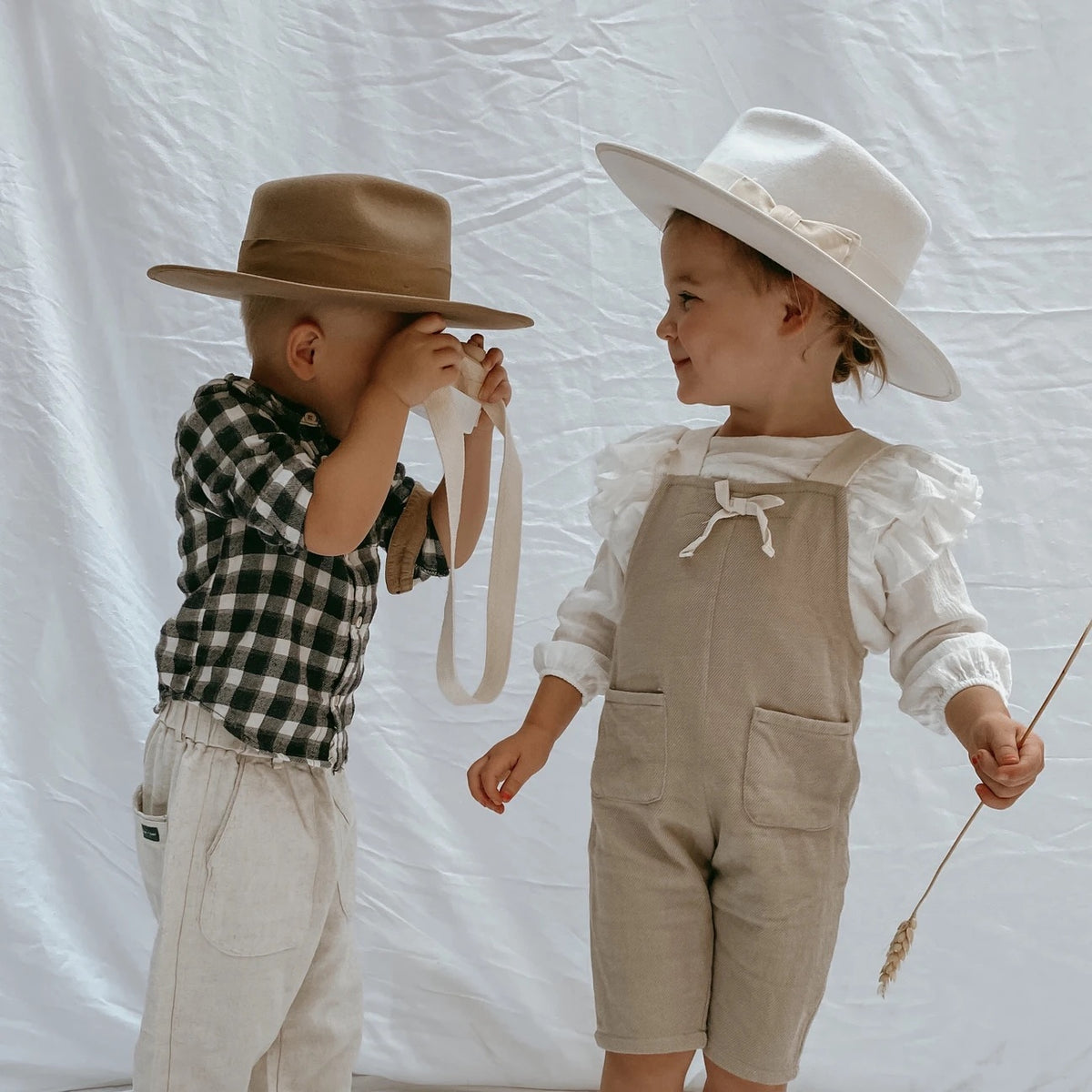 the banks hat in brown