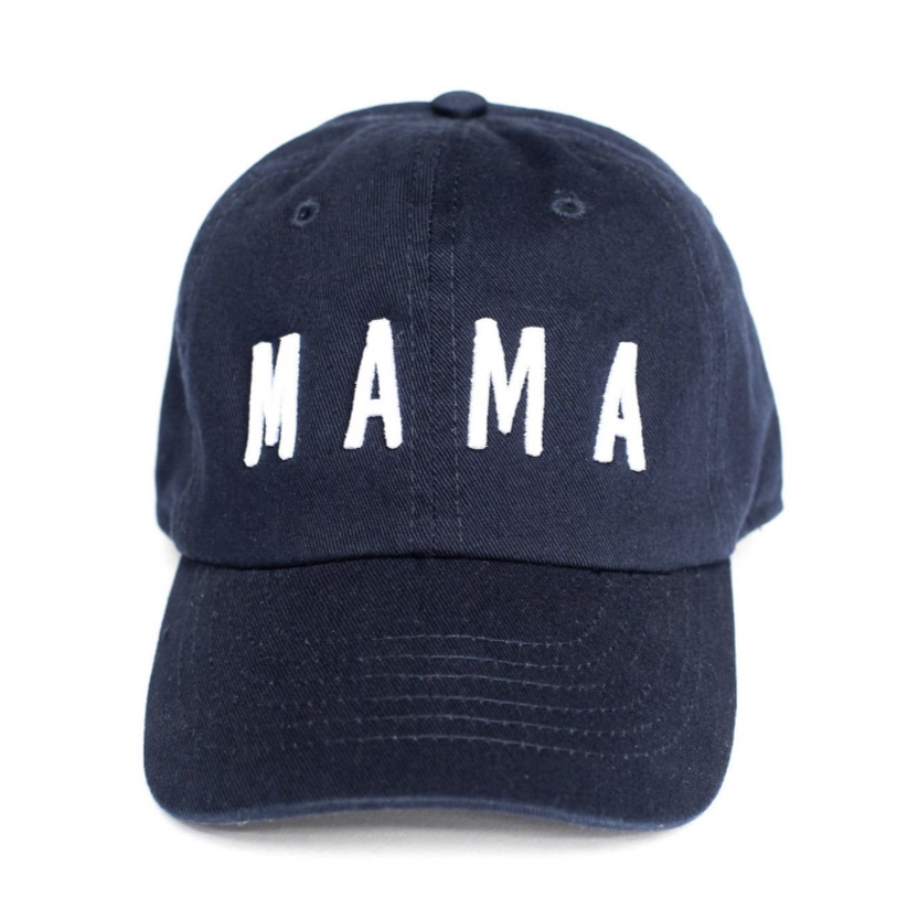 mama hat in navy