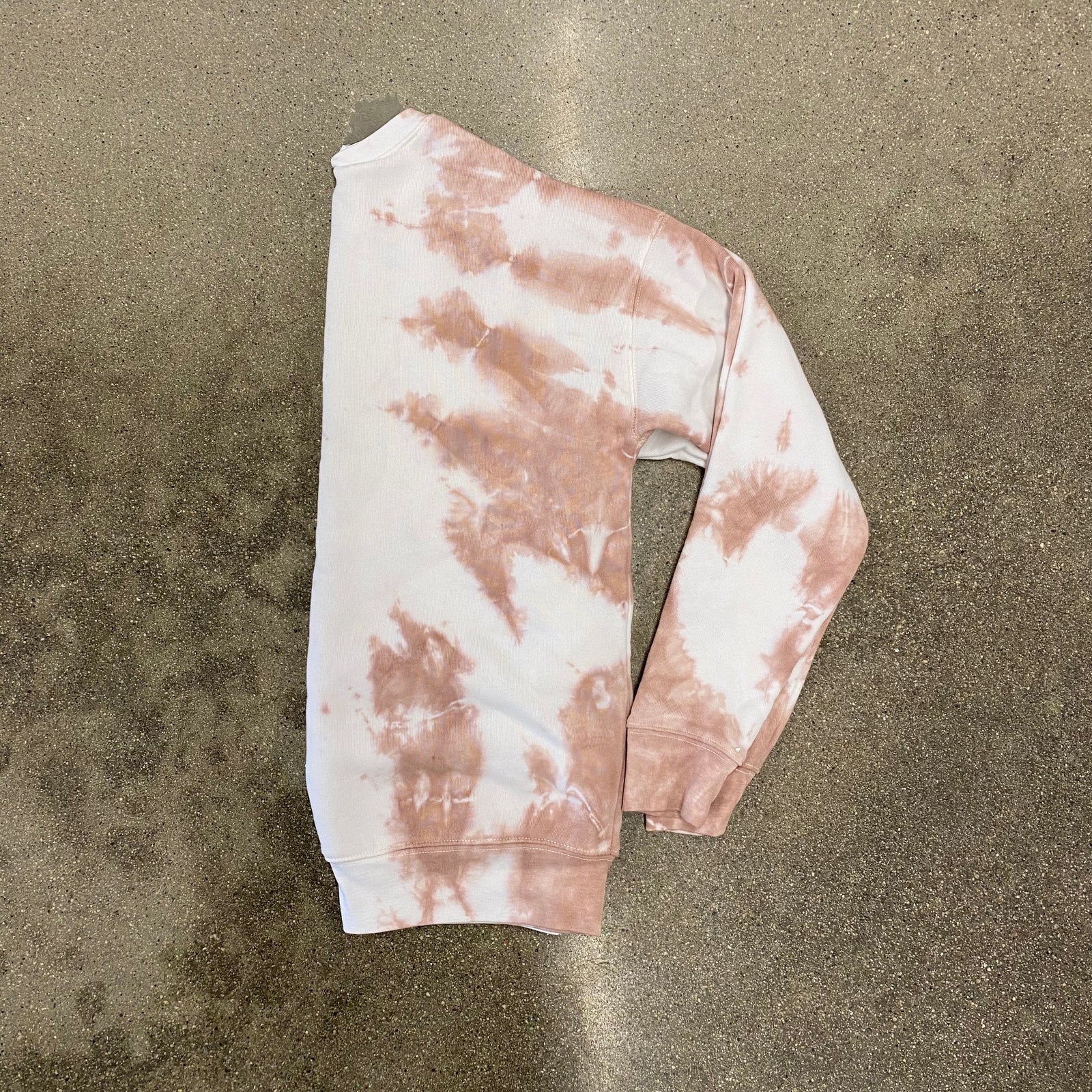 hand embroidered custom tie dye adult sweatshirt