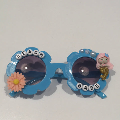 Beaded “beach babe” sunglasses