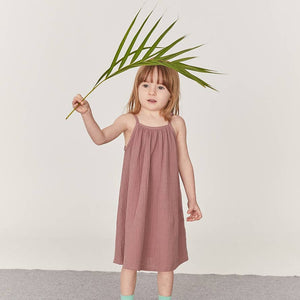 maybell studio strap dress in rose grey