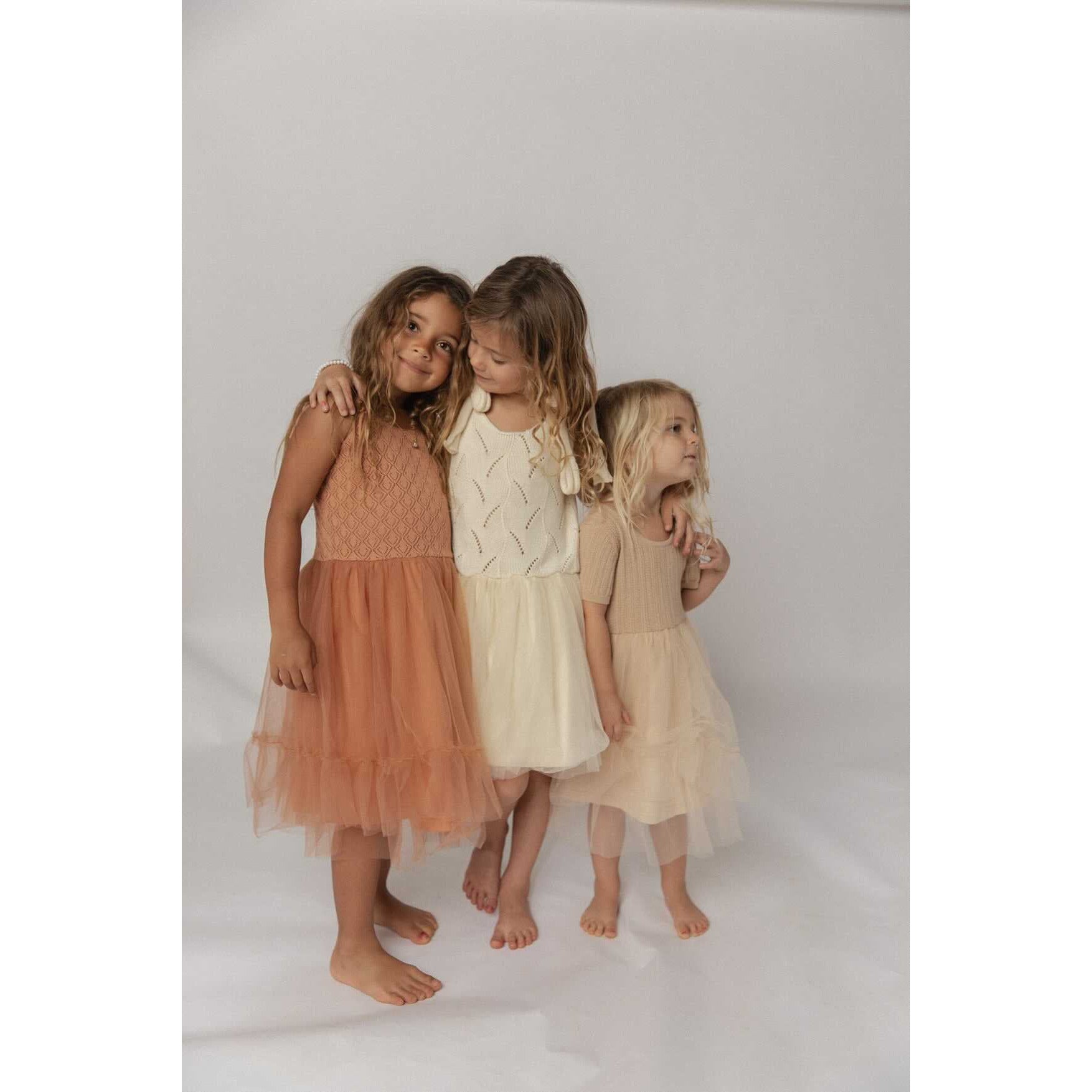 elle dress in terracotta