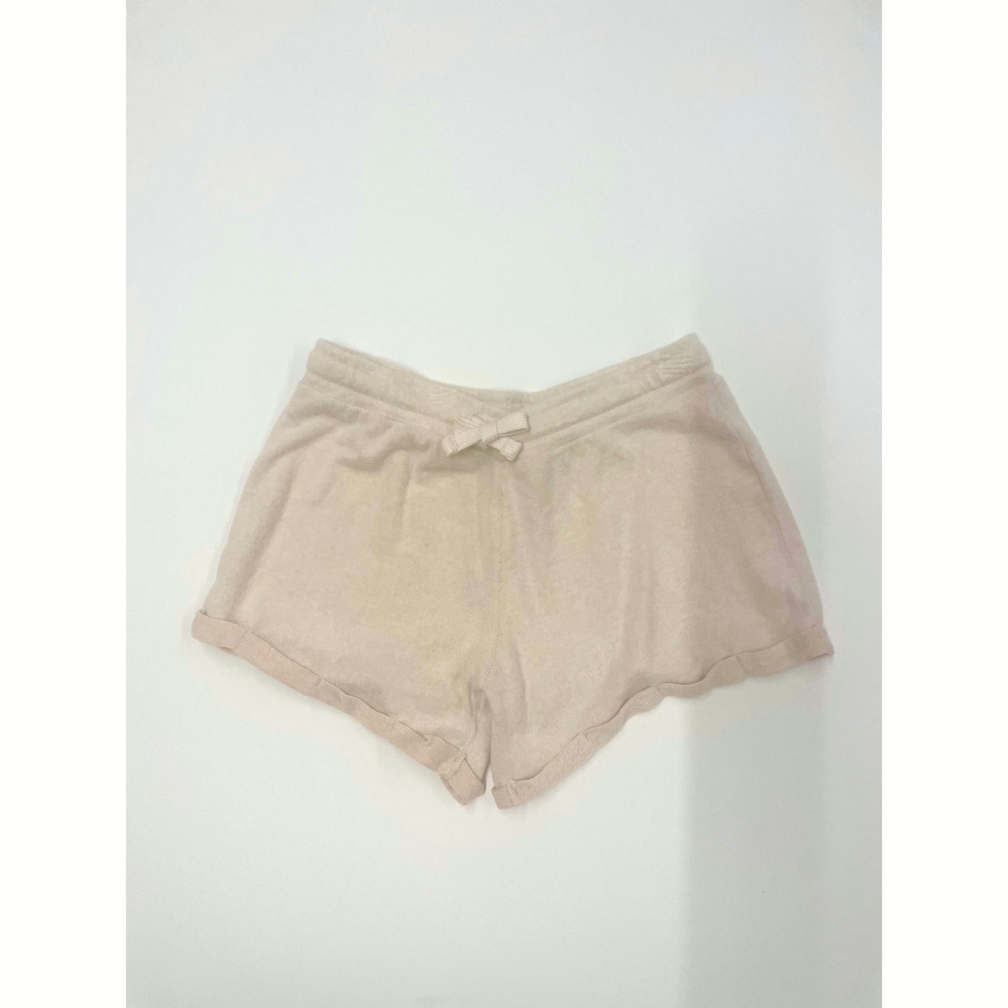 brushed heather hacci shorts in pink