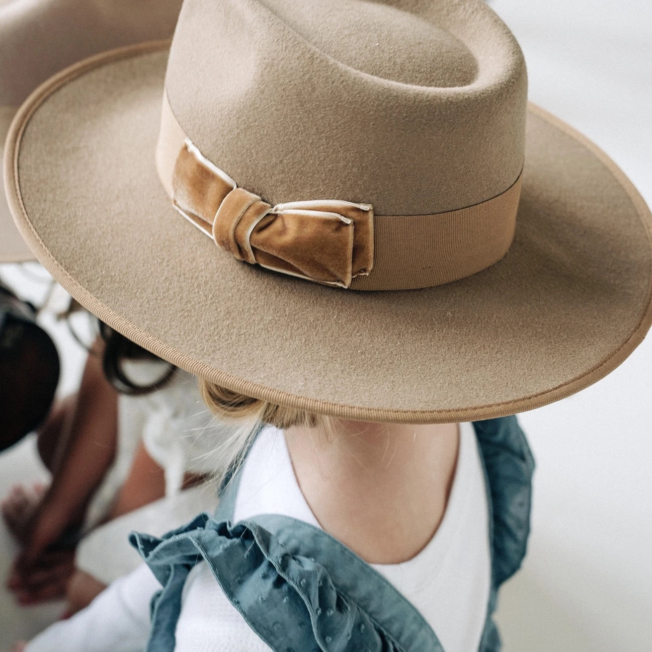 the banks hat in brown