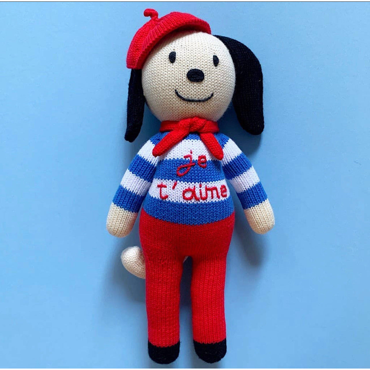 pierre dog knit doll