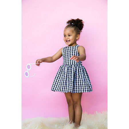 jessica short set in black gingham
