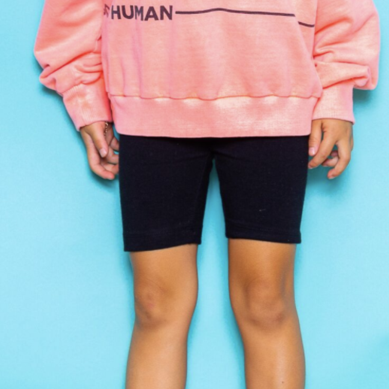 joah love biker shorts in vintage black