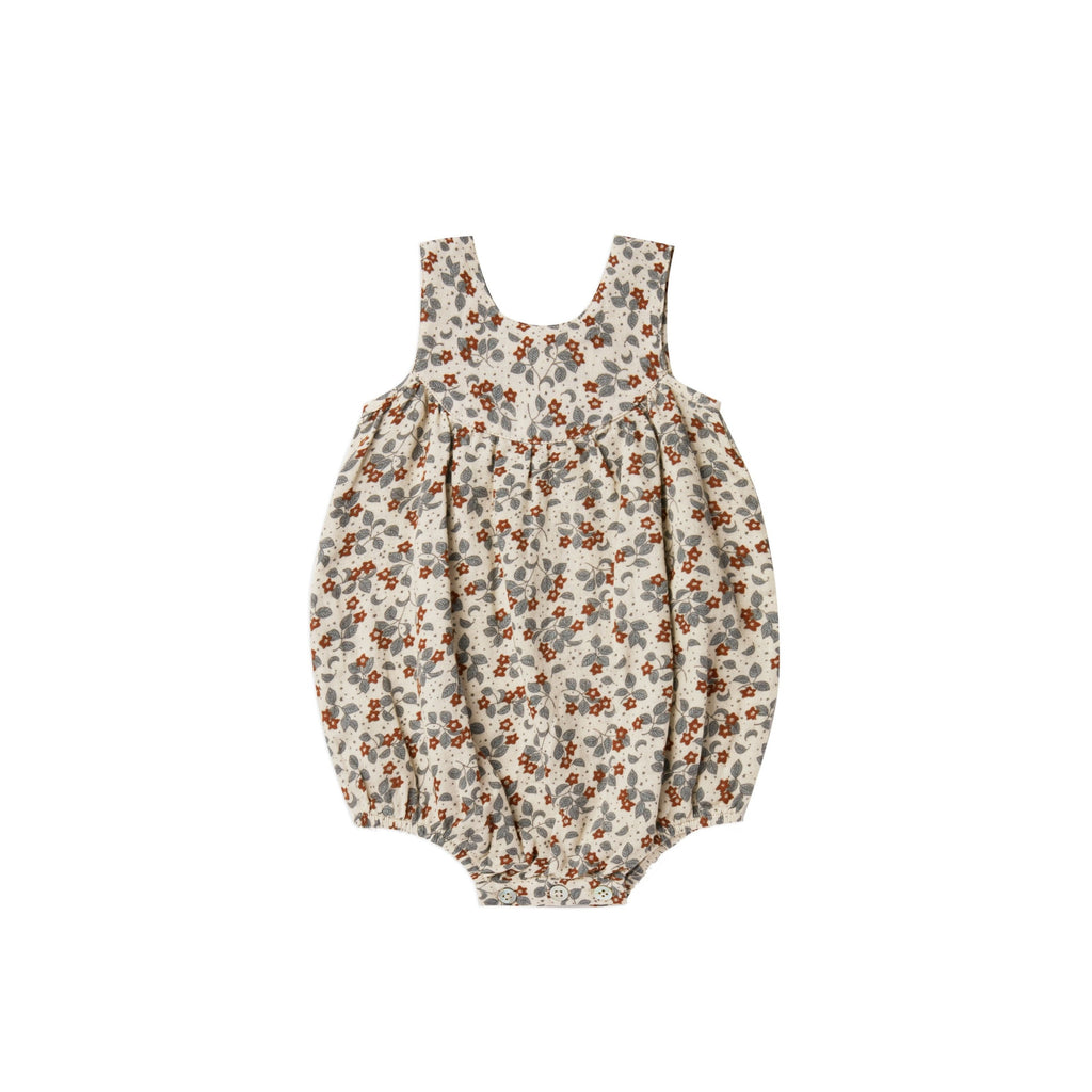 june romper in vintage floral