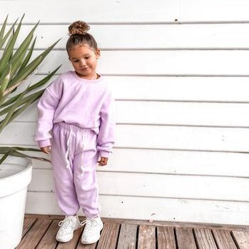 kensie's collection lilac sweatsuit set