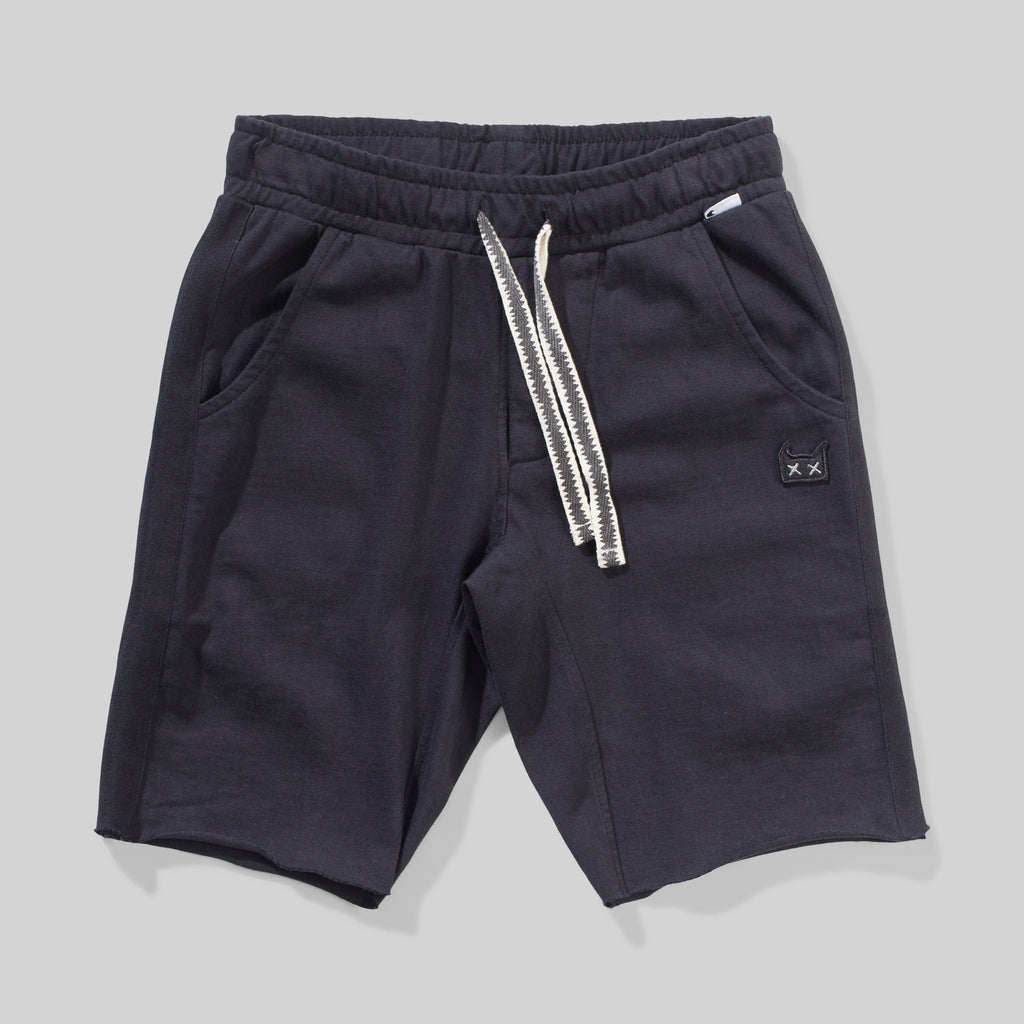 kewell track short in washed black