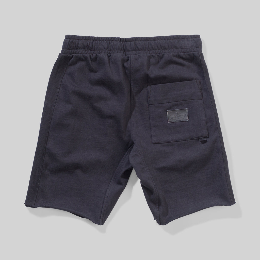 kewell track short in washed black