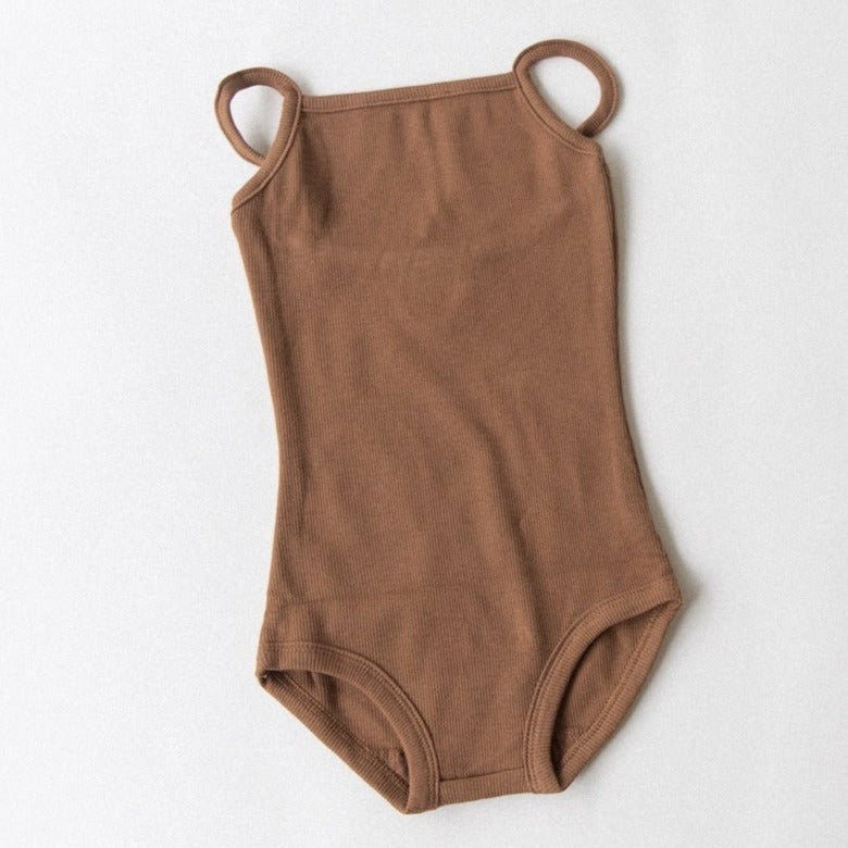 kids essential bodysuit in kauai clay