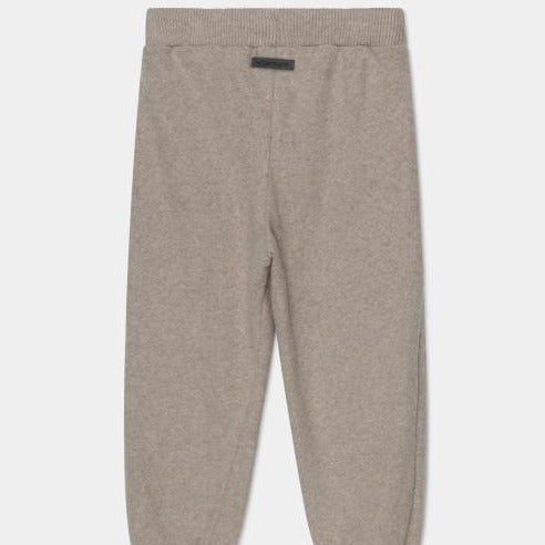 kids knit bottoms in beige