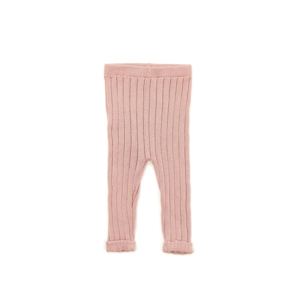 knit legging in dusty rose