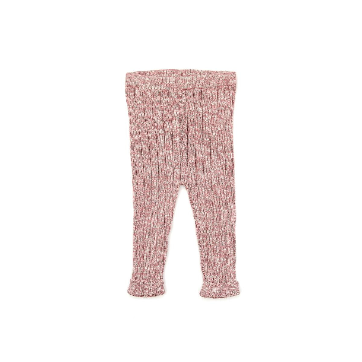 knit legging in mauve marle