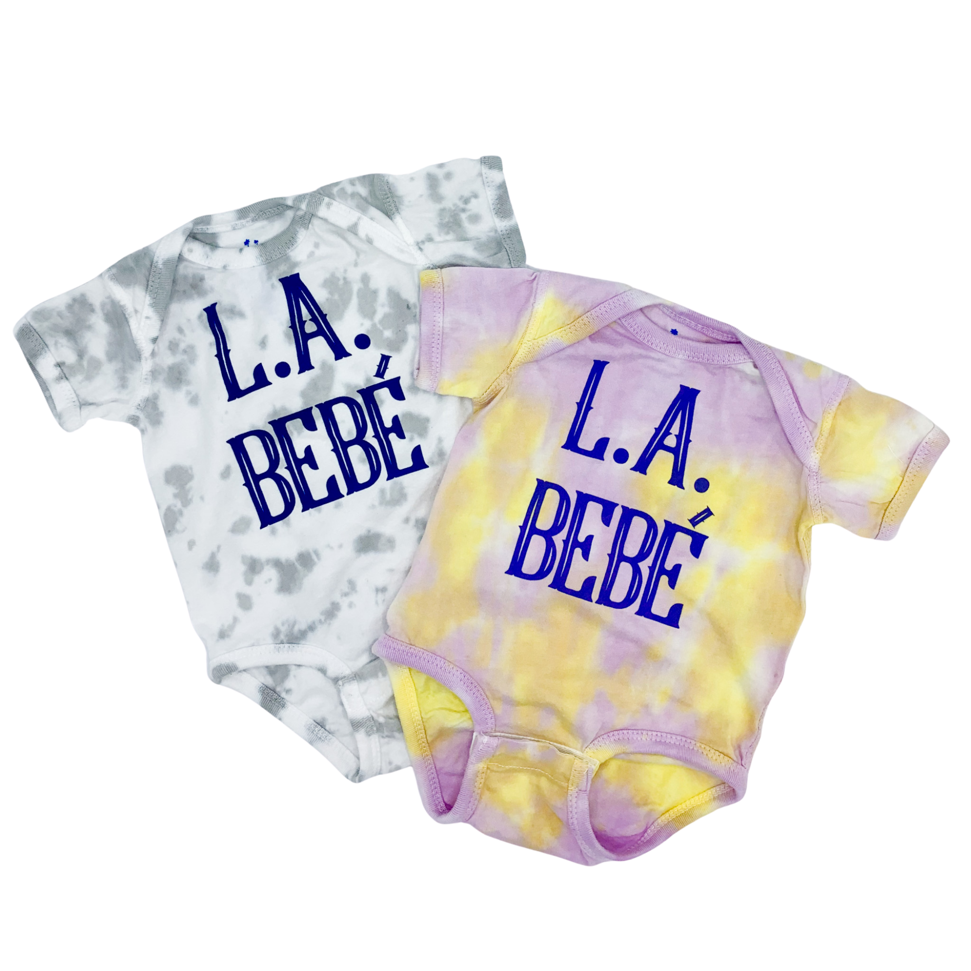  L.A. BEBÉ tie dye onesie 