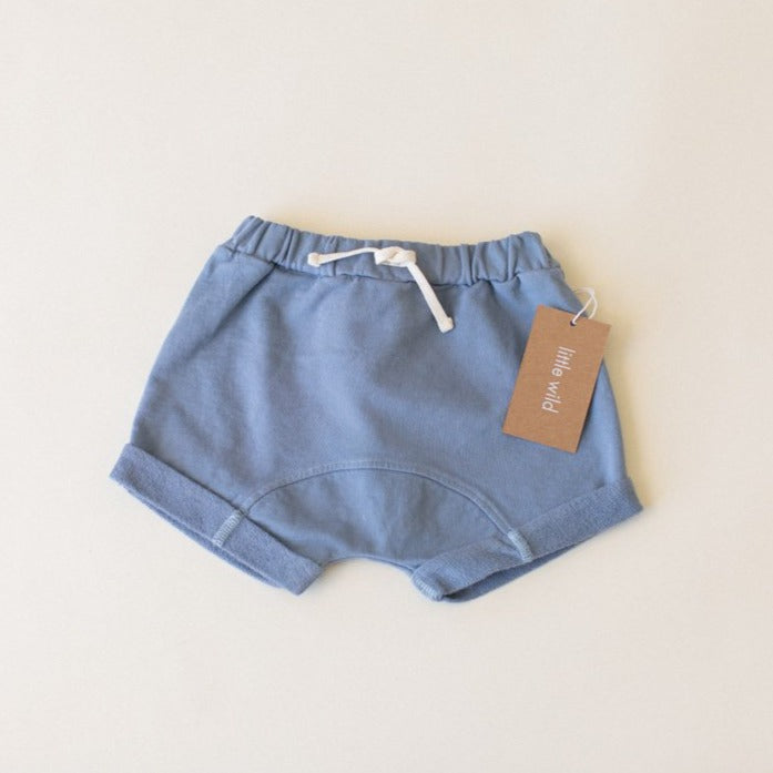 the jogger shorties in blue moon