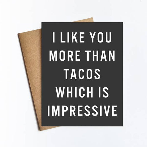 live love studio more than tacos card