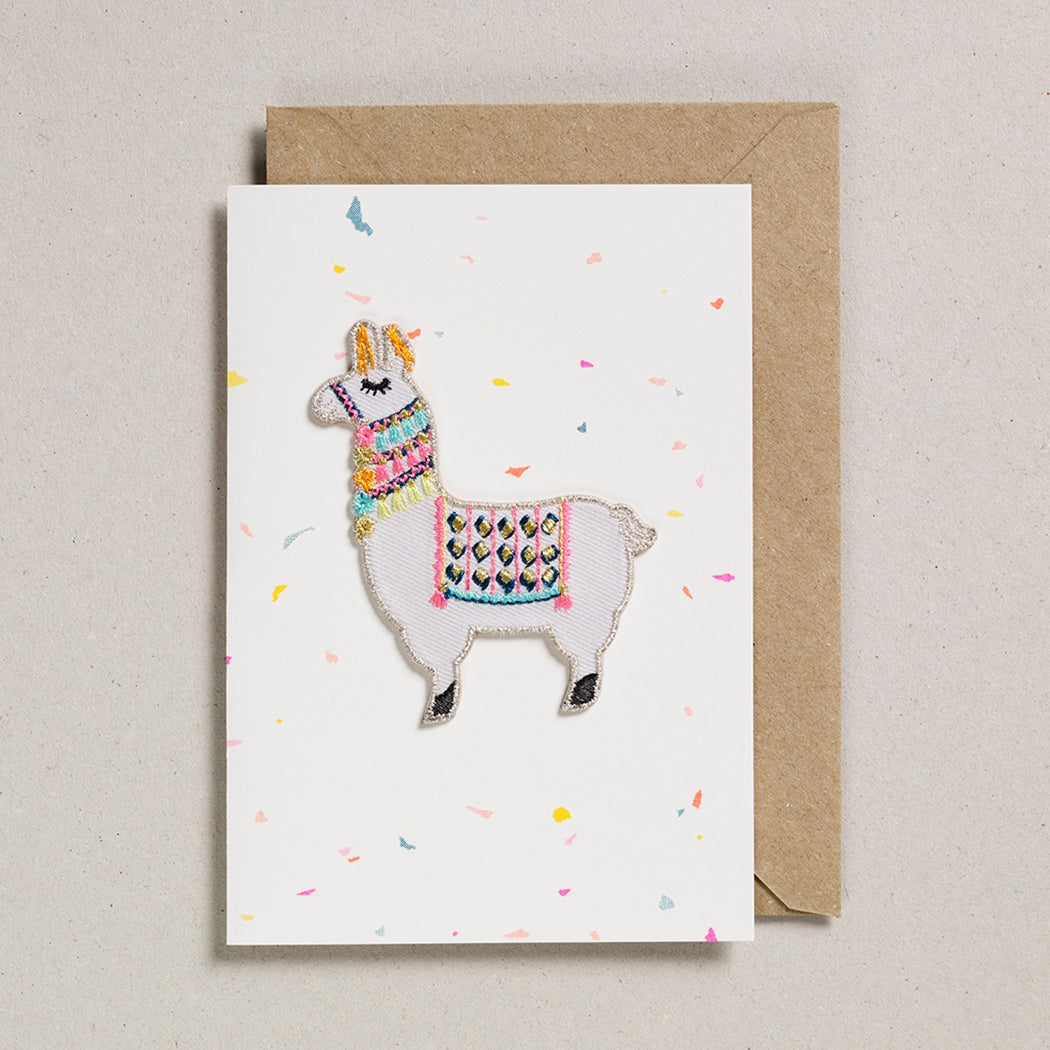 llama patch card