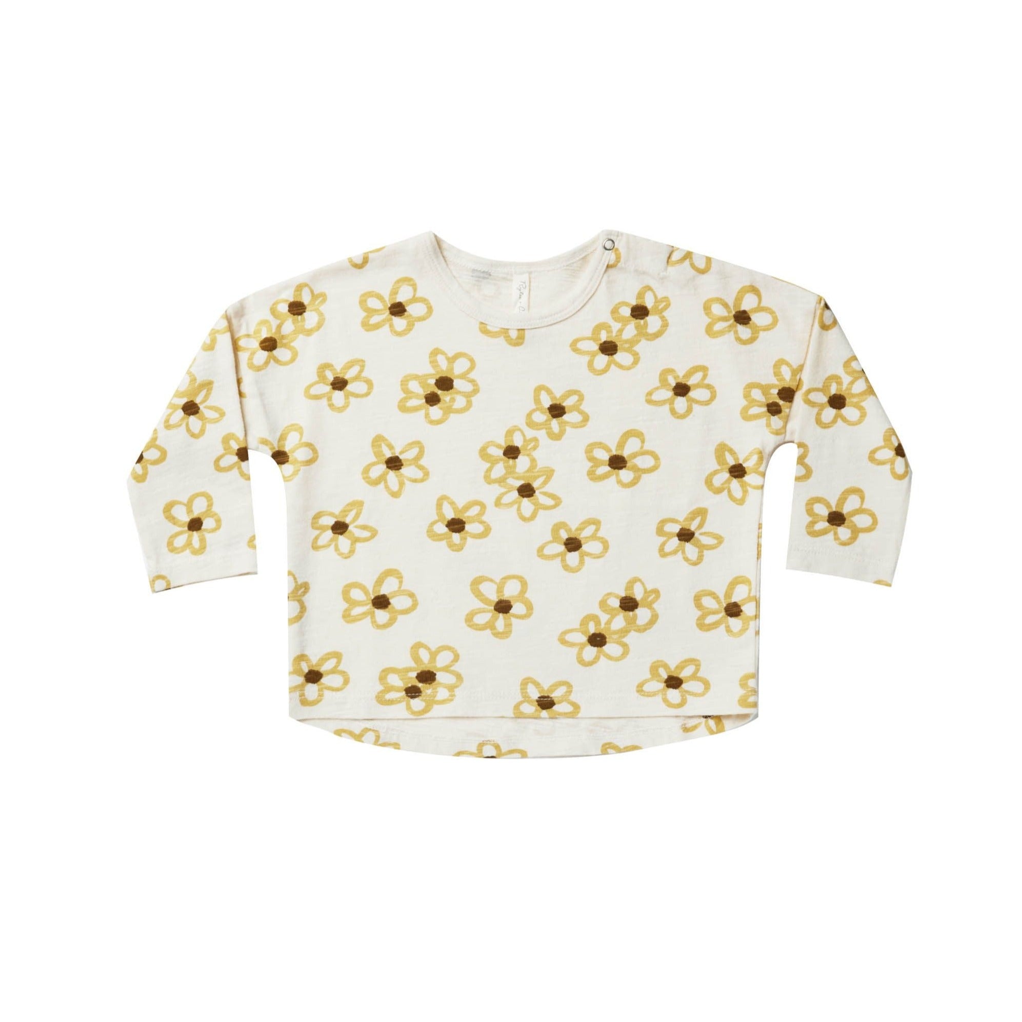 collared long sleeve shirt || brass stripe