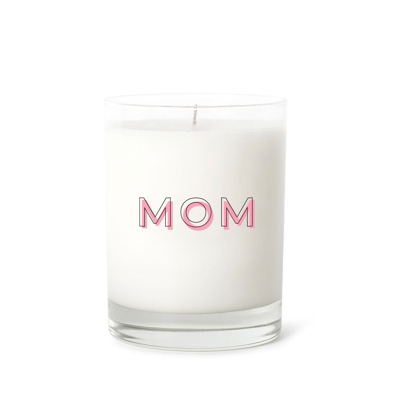 mom candle in coconut milk