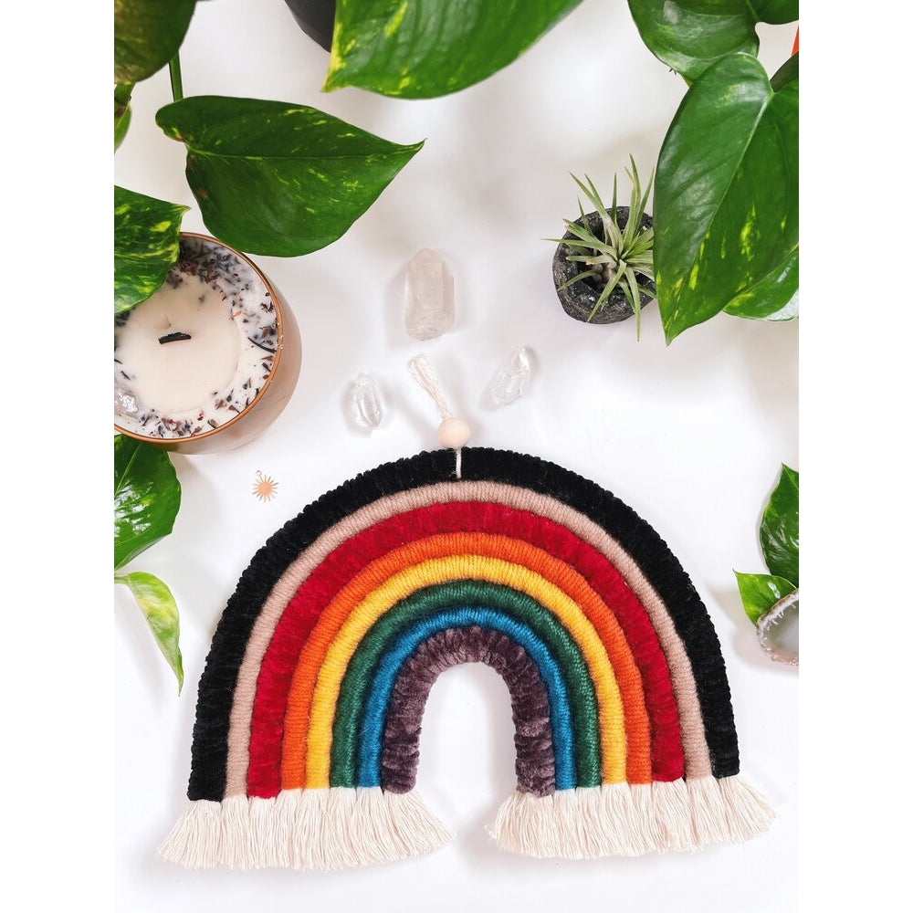 multicolor wall rainbow